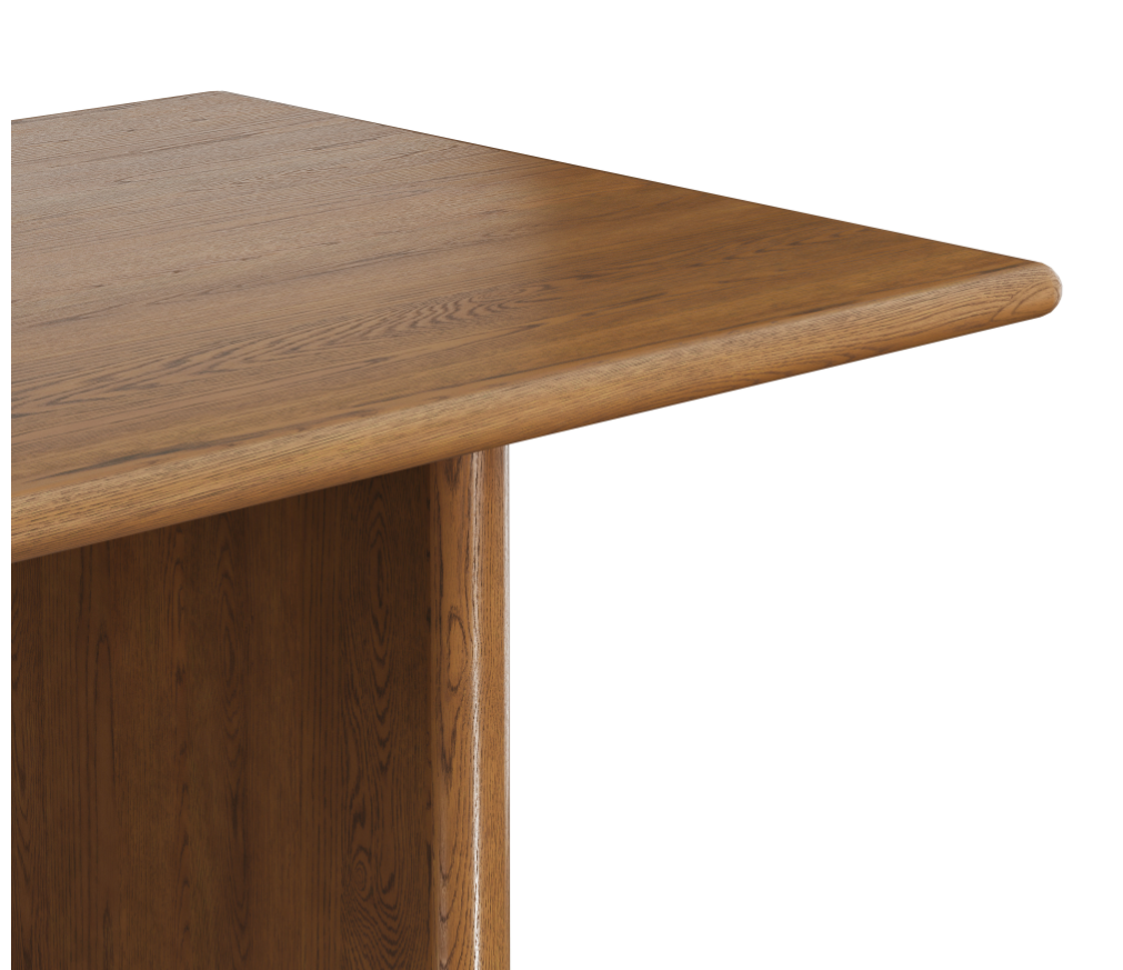 Smoked Oak Dining Table