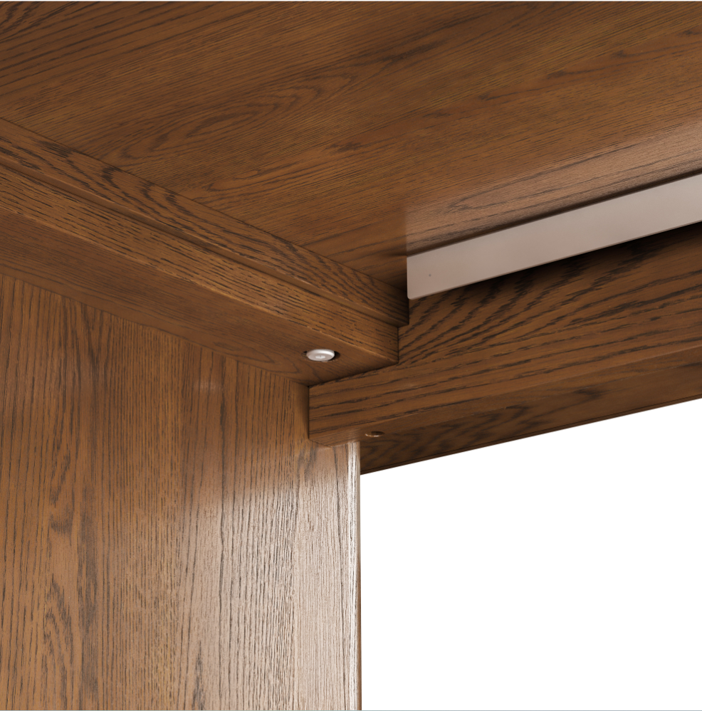 Smoked Oak Dining Table