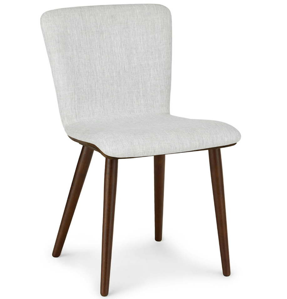 Dining Chair -Walnut and Mist gray