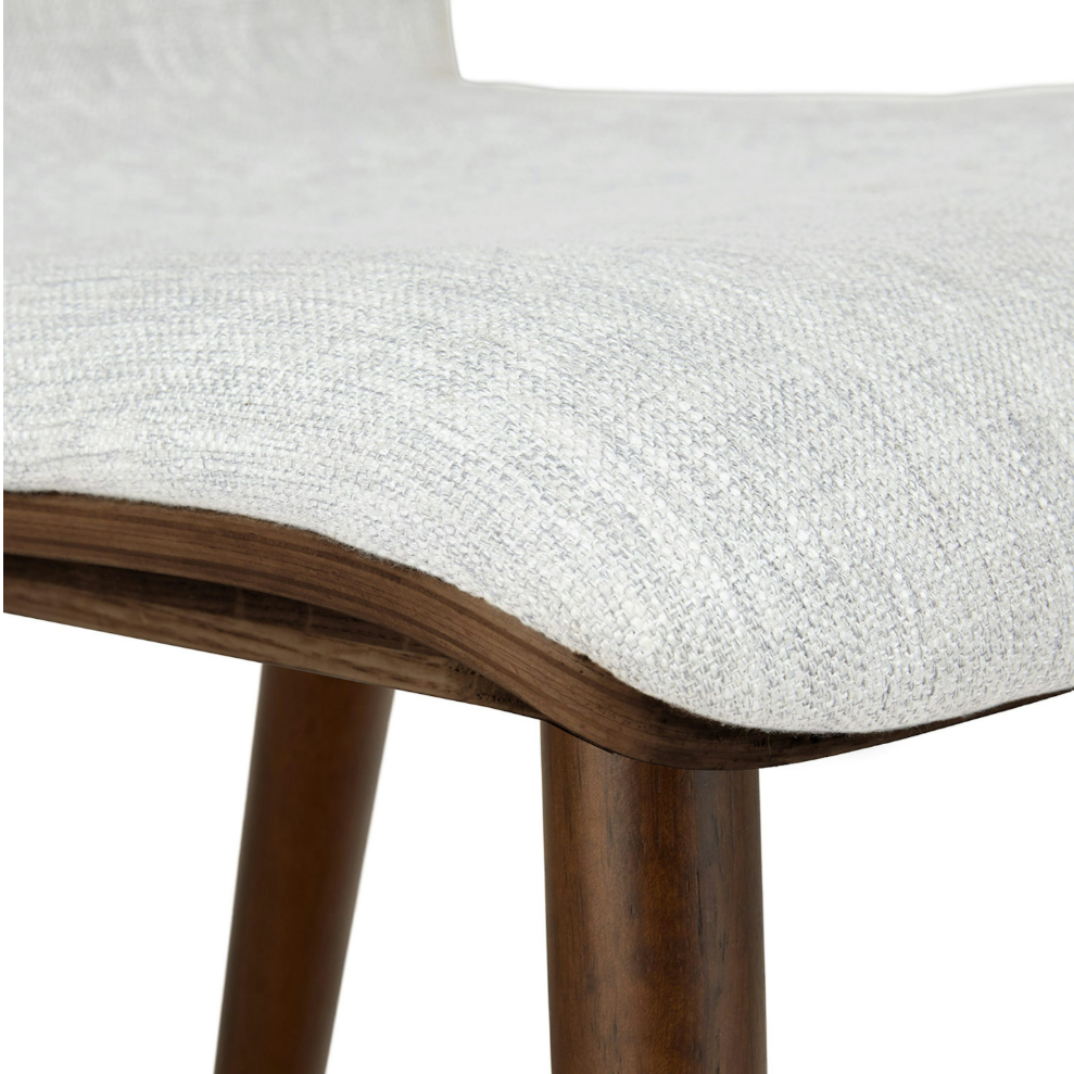 Dining Chair -Walnut and Mist gray