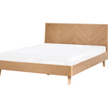 Solid wood bed