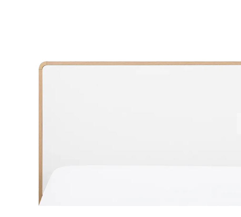 Beige Modern wooden bed