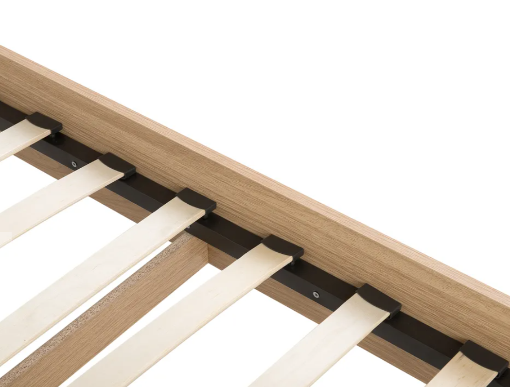 Beige Modern wooden bed