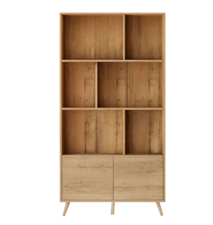 Wooden Book & Storage Shelf