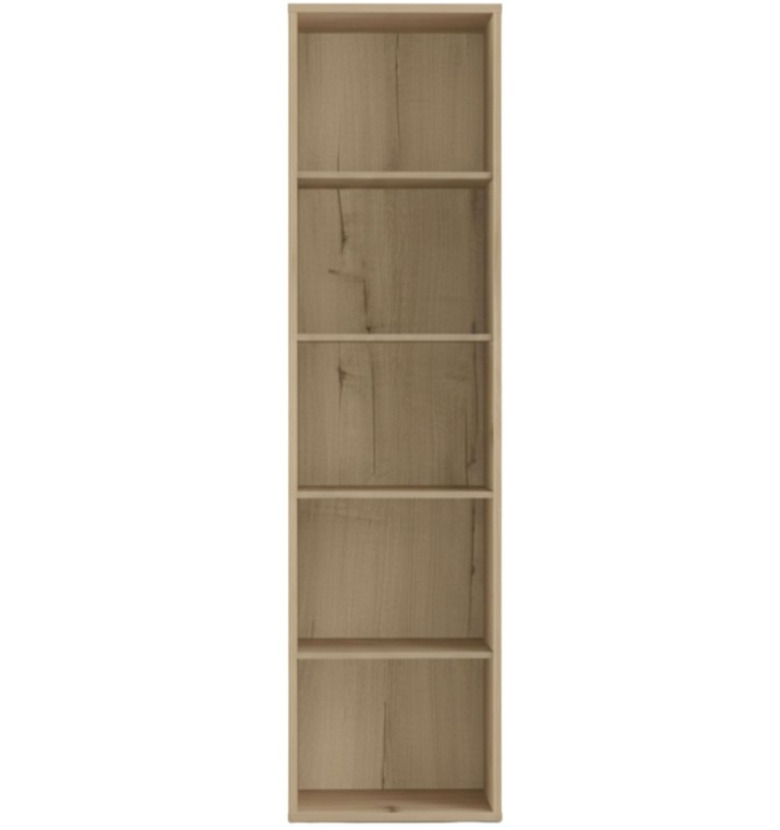 Slim Oak Bookshelf