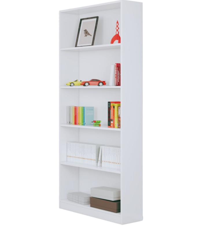 Minimal White Bookcase