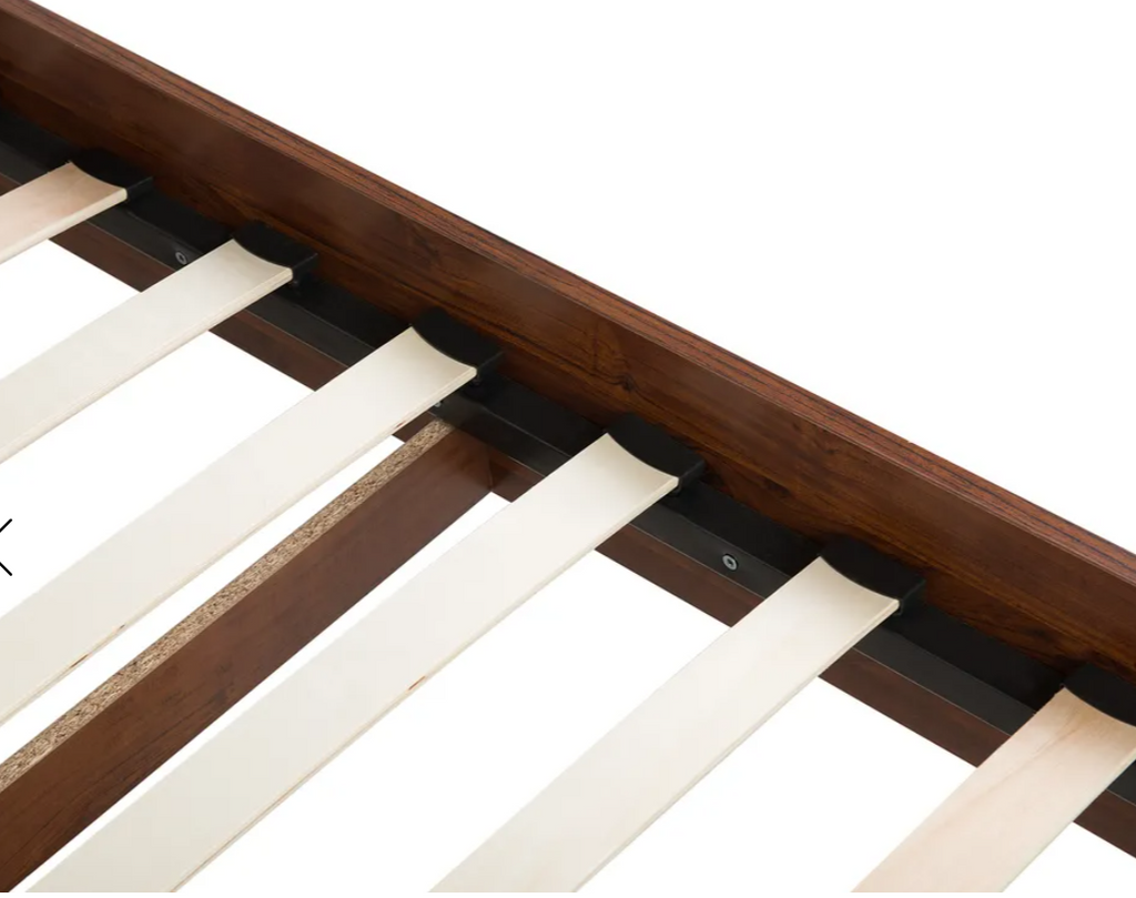 Mid-Century Wood Platform Bed